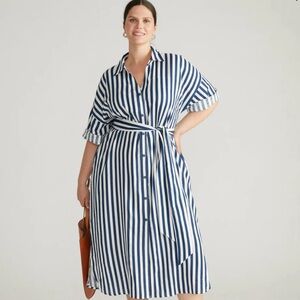 Plaza Linen Shirtdress